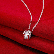Swarovski Crystal White Topaz Necklace in 18K White Gold Plated