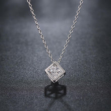 Swarovski Crystal White Topaz Necklace in 18K White Gold Plated
