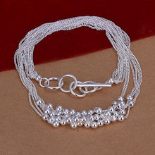 Bubble Necklace in 18K White Gold Plated
