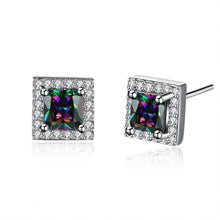 Swarovski Crystal Mystic Topaz Stud Earring