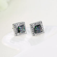 Swarovski Crystal Mystic Topaz Stud Earring