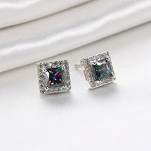 Swarovski Crystal Mystic Topaz Stud Earring