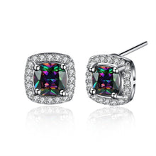 Swarovski Crystal Mystic Topaz Stud Earring
