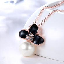 Swarovski Crystal 18K White Gold Plated Triple Heart Necklace