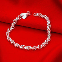 Inception Weave Bracelet in 18K White Gold Plated