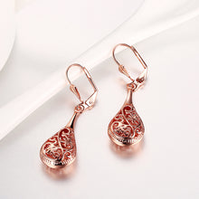 18K Rose Gold Bohemian Drop Earring