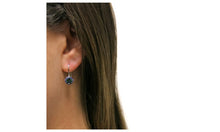 Made with Swarovski Crystal Mystic Topaz Leverback Earring