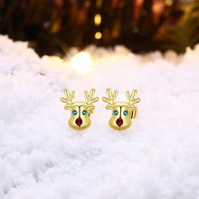 Swarovski Crystal Rudolph Stud Earrings