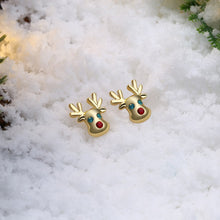 Swarovski Crystal Rudolph Stud Earrings