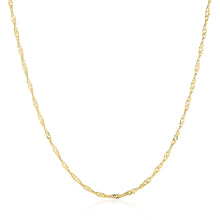 18K Rose Gold Plated Singapore Chain