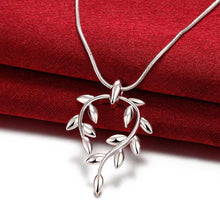 Brand of Life Necklace in 18K White Gold Plated
