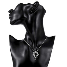 Brand of Life Necklace in 18K White Gold Plated