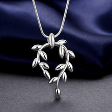 Brand of Life Necklace in 18K White Gold Plated