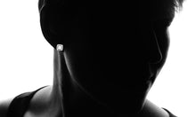 3.44 CTTW Halo Stud Earrings Made with Swarovski Elements Crystals