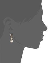 Swarovski Infinity Crystal Drop Earrings - Rose Gold