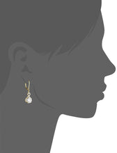 Swarovski Infinity Crystal Drop Earrings - Gold