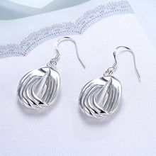18K White Gold Plated Sea-Shell Laser Cut Earring