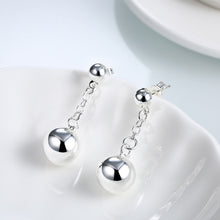 18K White Gold Plated Drop Drop Pearl Earring