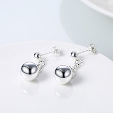 18K White Gold Plated Drop Drop Pearl Earring