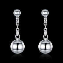 18K White Gold Plated Drop Drop Pearl Earring