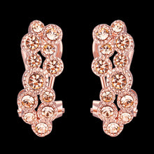 Gold Plated Flower Clip Earrings