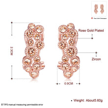 Gold Plated Flower Clip Earrings