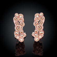 Gold Plated Flower Clip Earrings